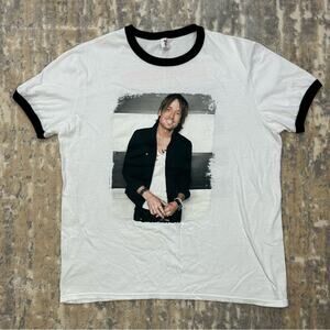 NWOT Keith Urban Ripcord 2016 World Tour Concert Ringer tee Medium